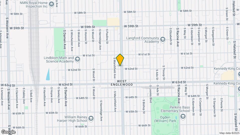 6154 S Ashland Rd Map and Location Details