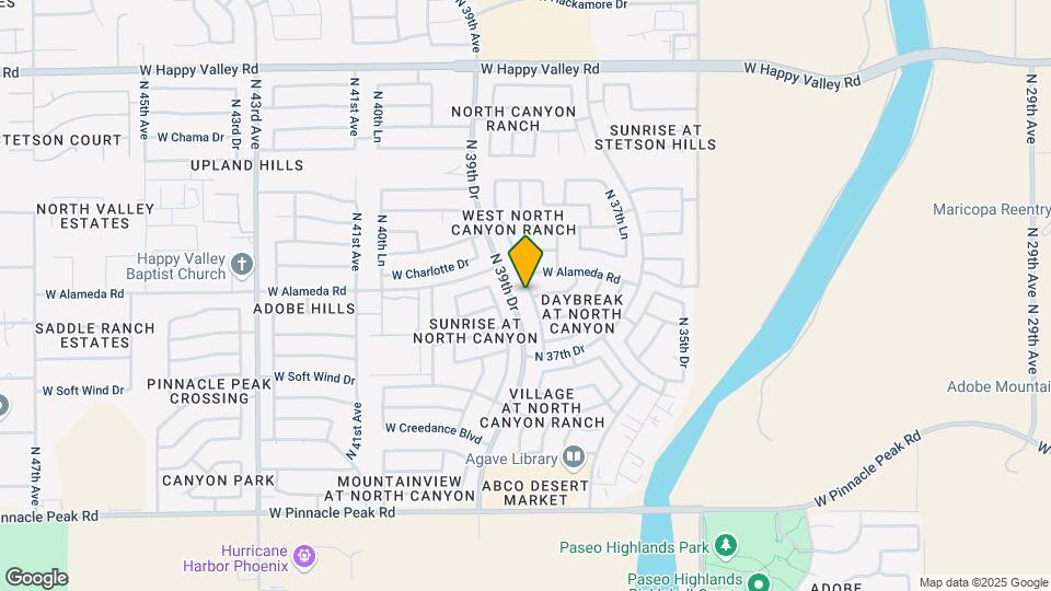 24022 N 38th Ln Mapa y Detalles de la Ubicación