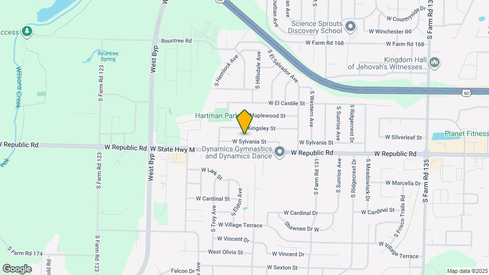 3747 W Sylvania St Map and Location Details