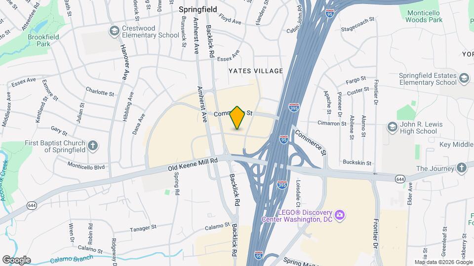 6408 Kroy Dr Map and Location Details