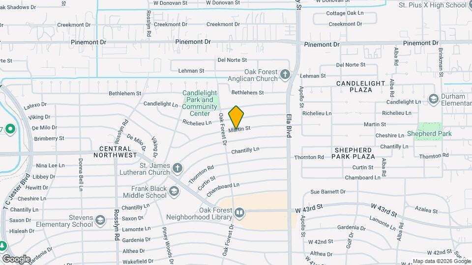 1337 Martin St Map and Location Details