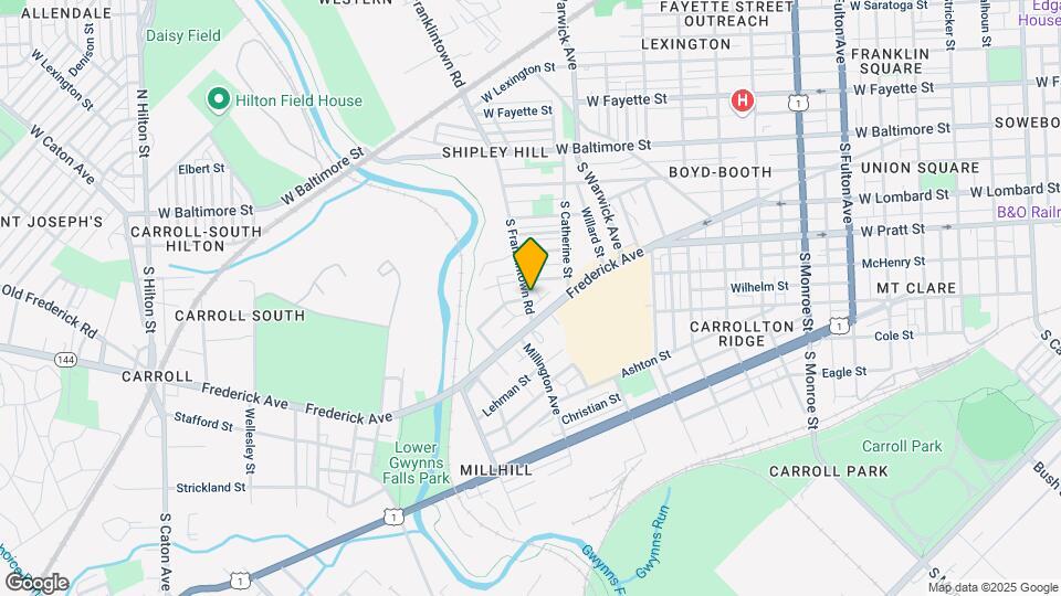 313 S Franklintown Rd Mapa y Detalles de la Ubicación