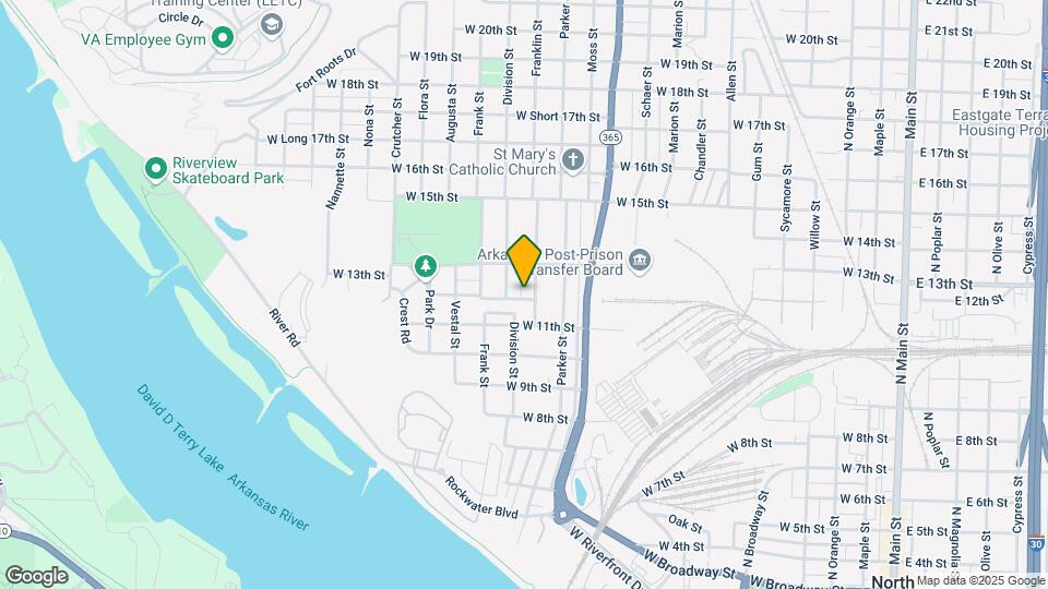 1311 W 12th St Map and Location Details