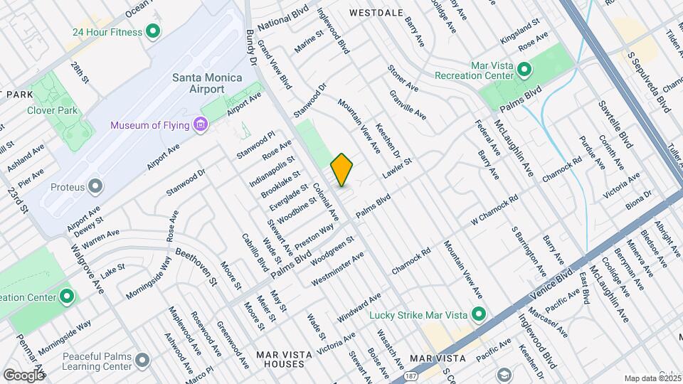 3430 S Centinela Ave Map and Location Details