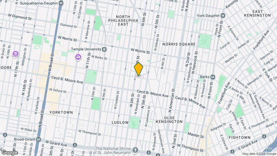 516 W Montgomery Ave, Unit 3 Map and Location Details