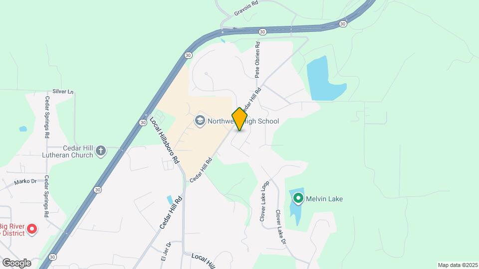 6016 Cedar Glen Dr Mapa y Detalles de la Ubicación