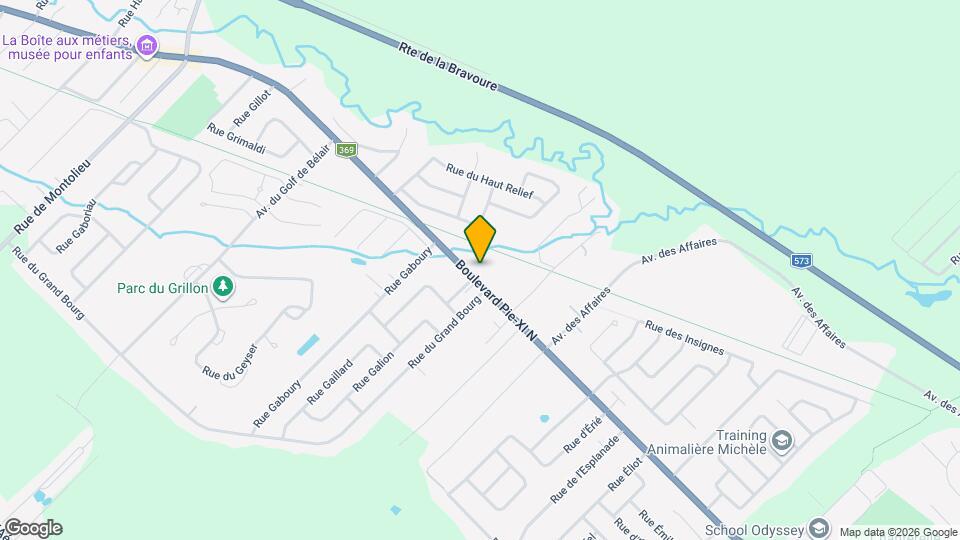 1480 Pie-XI Boul N Map and Location Details