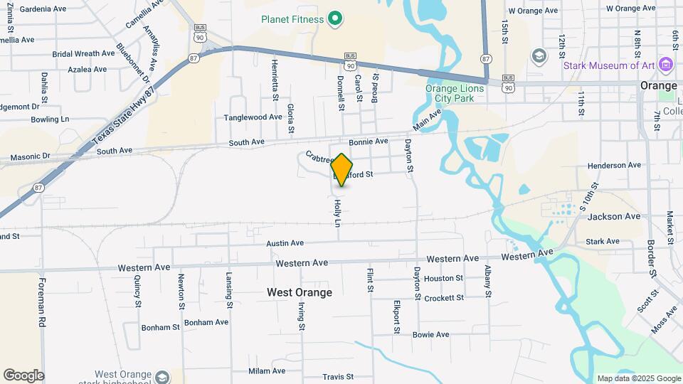 2304 Broussard St Map and Location Details