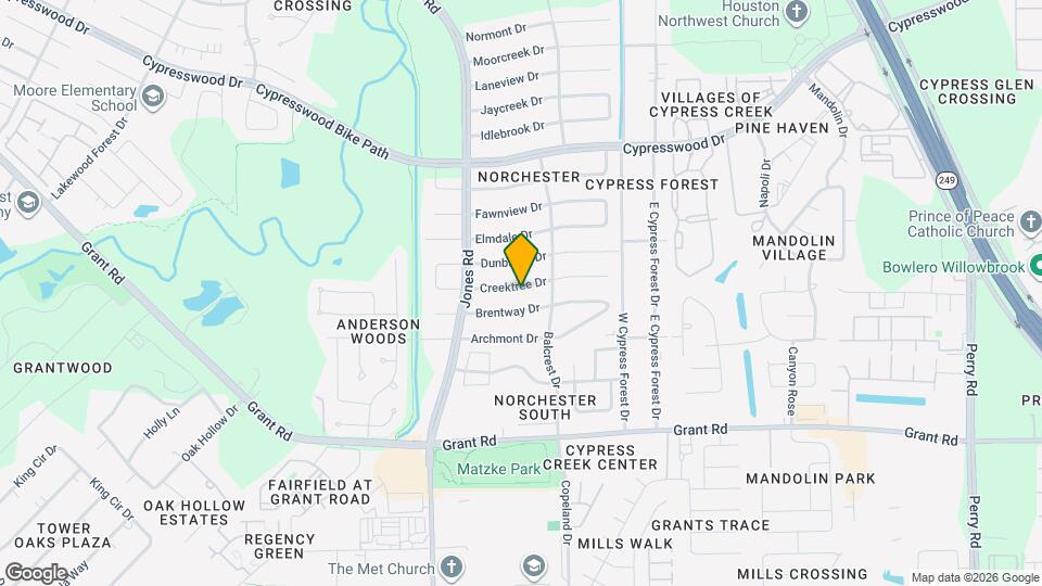 10719 Creektree Dr Map and Location Details