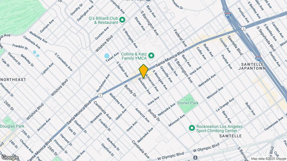 1522 Brockton Ave Map and Location Details