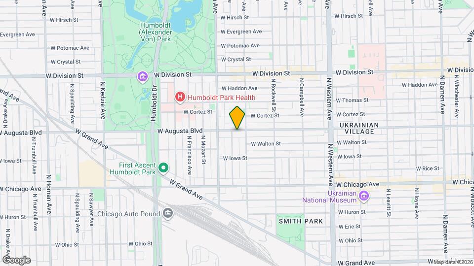 2719 W Augusta Blvd Map and Location Details