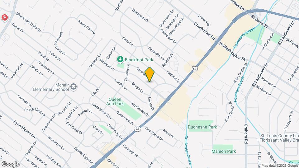 745 Manresa Ln Map and Location Details