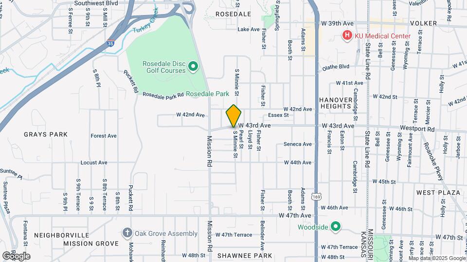 2901 W 43rd Ave Map and Location Details