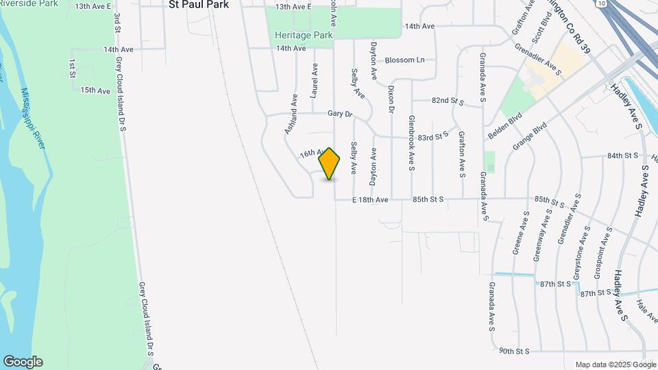 1733 Lincoln Ave Map and Location Details