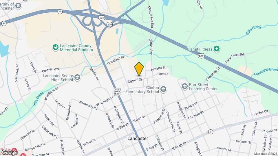 218 Clyburn St Map and Location Details