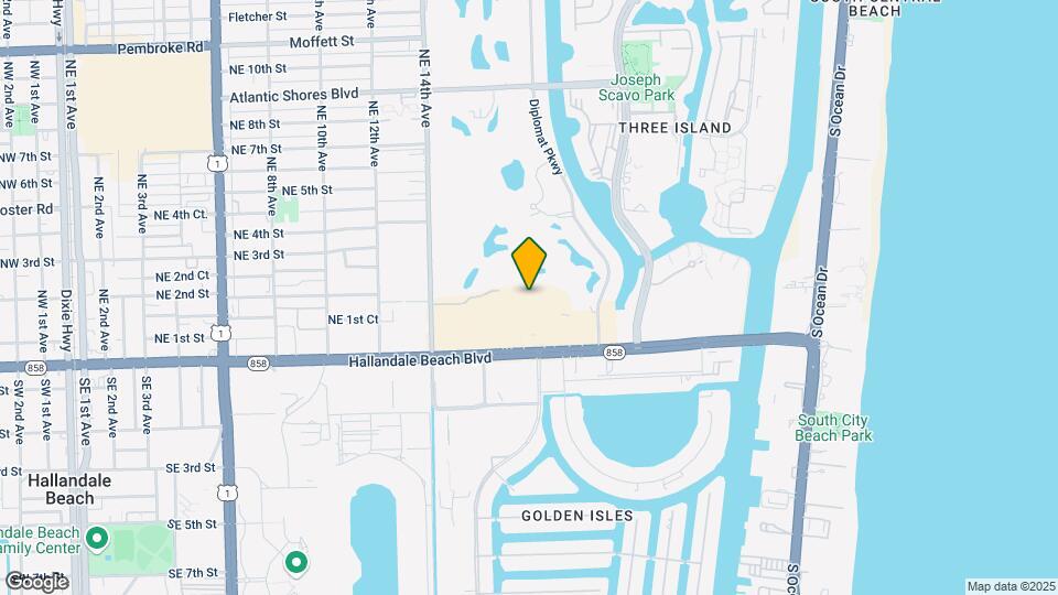 1745 E Hallandale Beach Blvd, Unit 2404 Map and Location Details