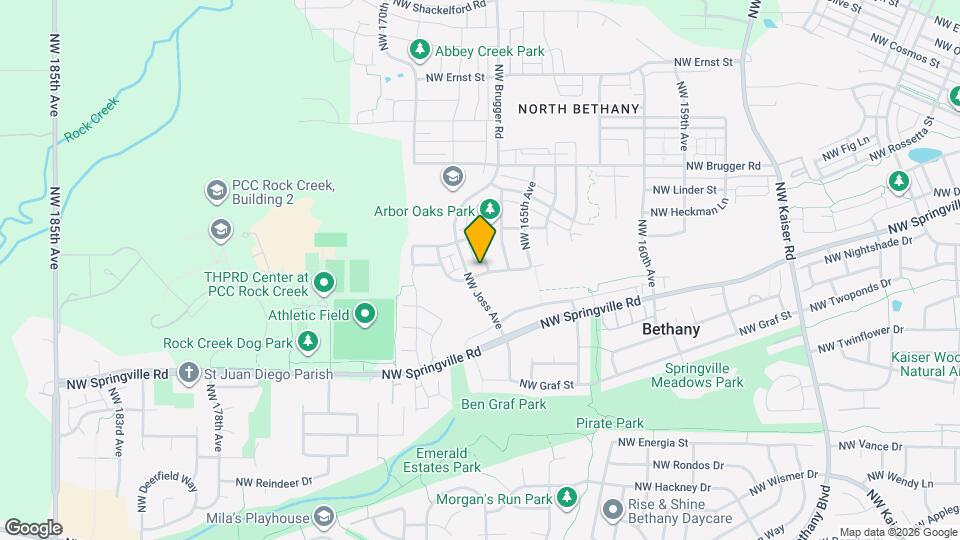 16765 Northwest Vetter Drive Mapa y Detalles de la Ubicación