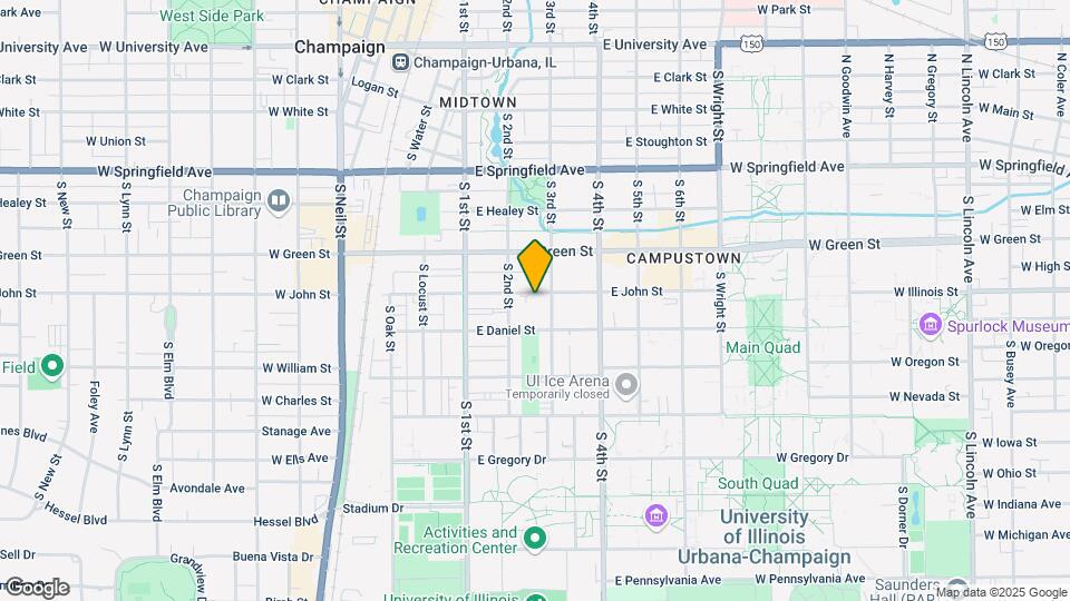 207 E. John Mapa y Detalles de la Ubicación