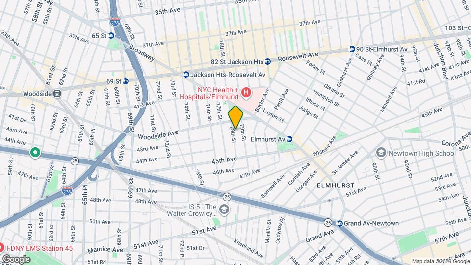 78 STREET, Unit 1 Map and Location Details