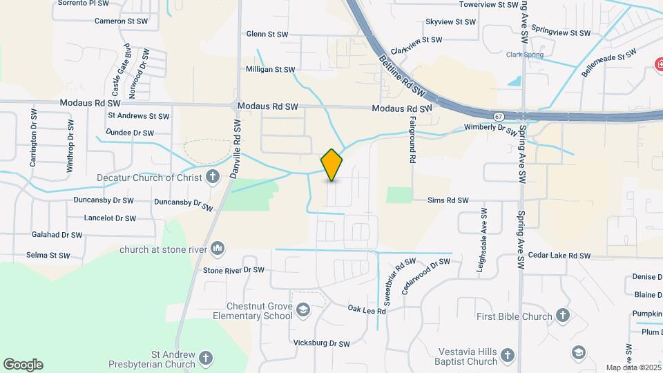 2913 Frost Dr SW Map and Location Details