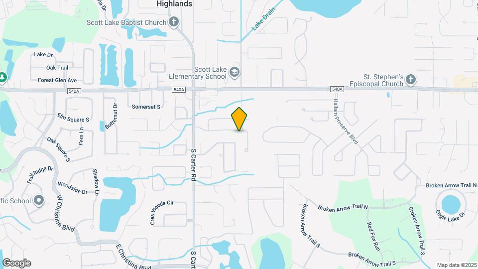 1095 Woodland Oaks Dr Map and Location Details