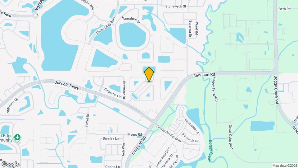 2872 Paynes Prairie Cir Map and Location Details