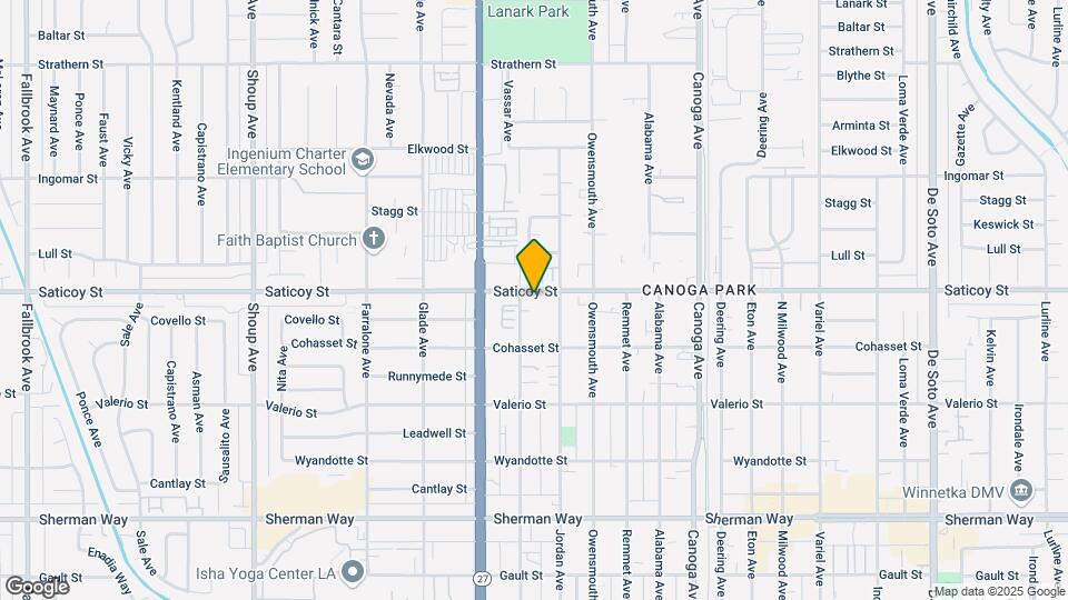 21826 Saticoy St Mapa y Detalles de la Ubicación