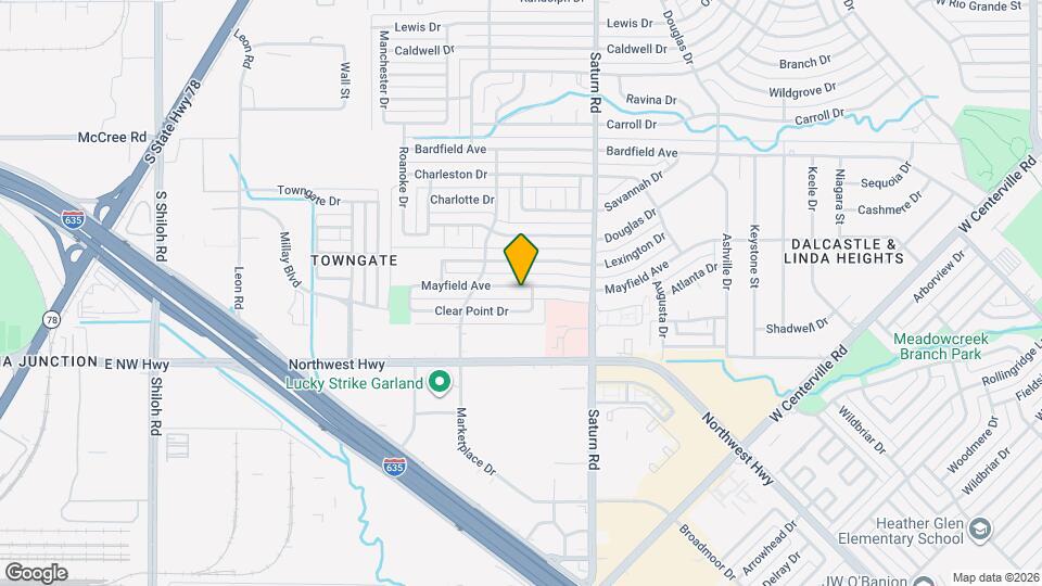 1506 Mayfield Ave Mapa y Detalles de la Ubicación