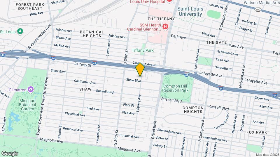 3803 Shaw Blvd Mapa y Detalles de la Ubicación
