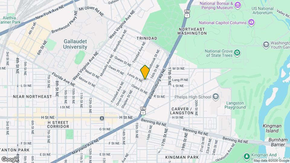 1441 Holbrook St NE, Unit 1 Map and Location Details