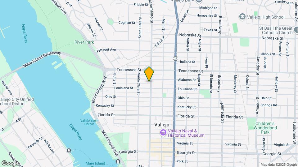 1217-1229 Sacramento St Map and Location Details