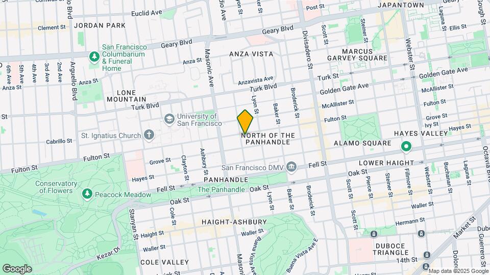 1681 Fulton St, Unit 1 Map and Location Details