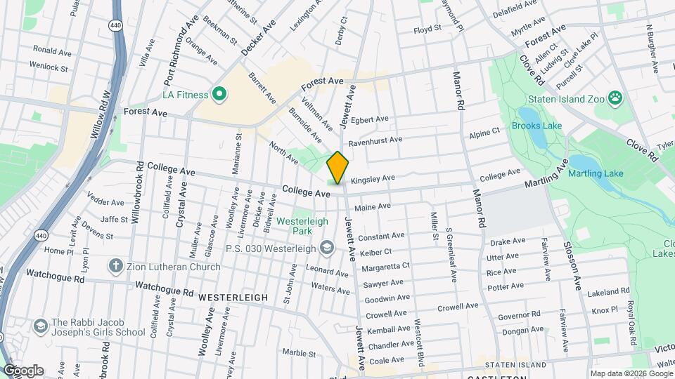 349 College Ave Mapa y Detalles de la Ubicación