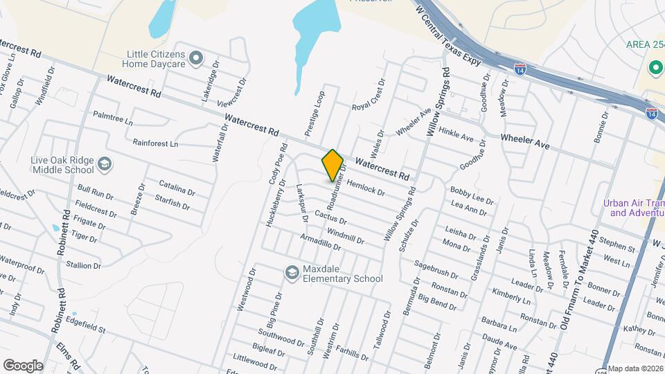 2701 Woodlands Dr Map and Location Details