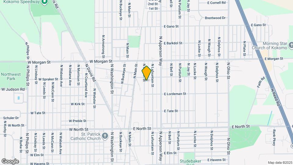1810 N Market St Map and Location Details