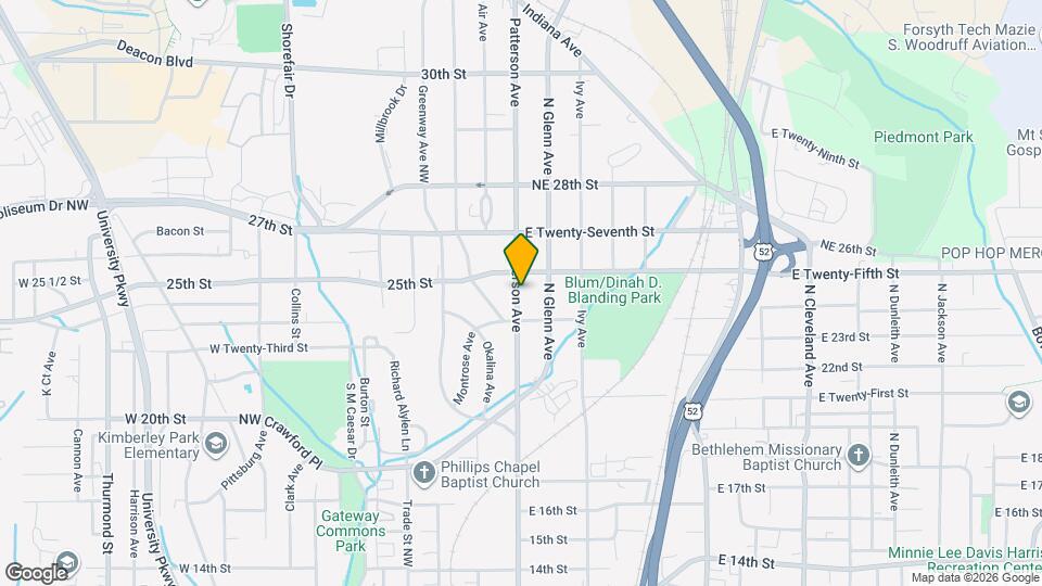 2423 N Patterson Ave Map and Location Details