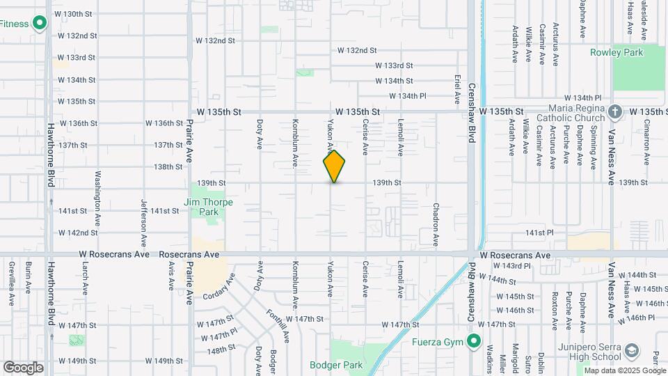 13906 Yukon Ave Map and Location Details