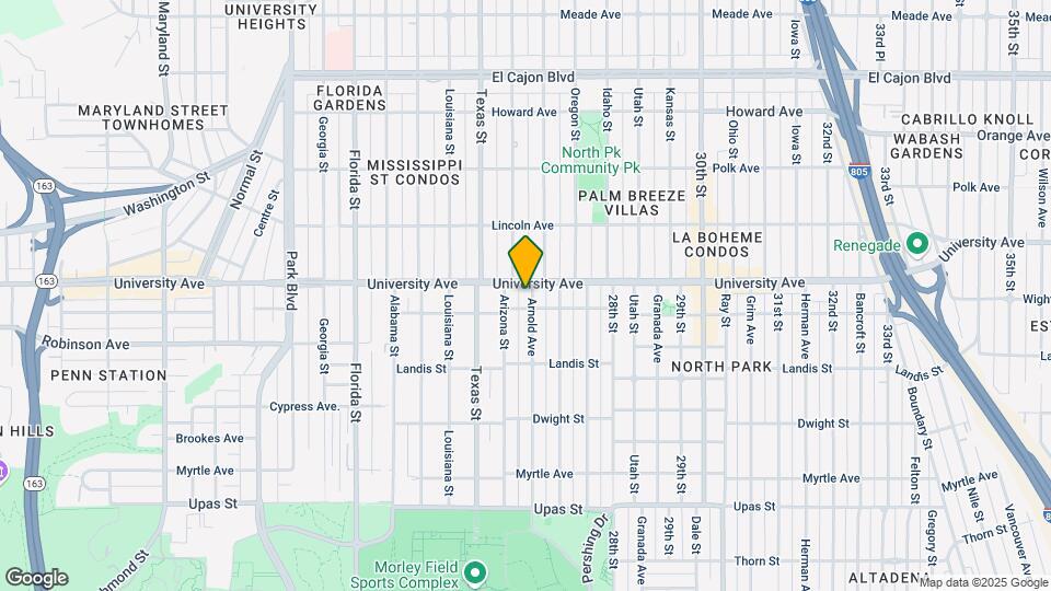 3820 Arnold Ave Map and Location Details