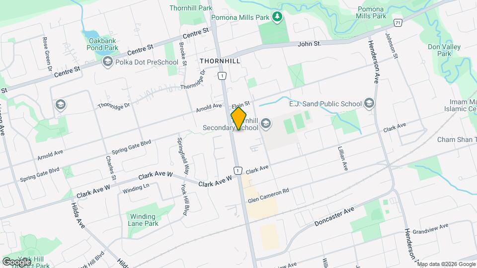 7471 Yonge St, Unit 215 Map and Location Details