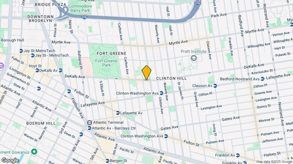 238 Dekalb Ave Map and Location Details