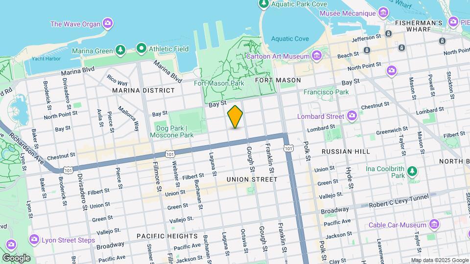 1565 Chestnut St Map and Location Details