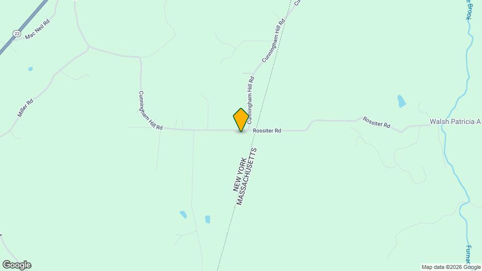 208 Cunningham Hill Rd Map and Location Details