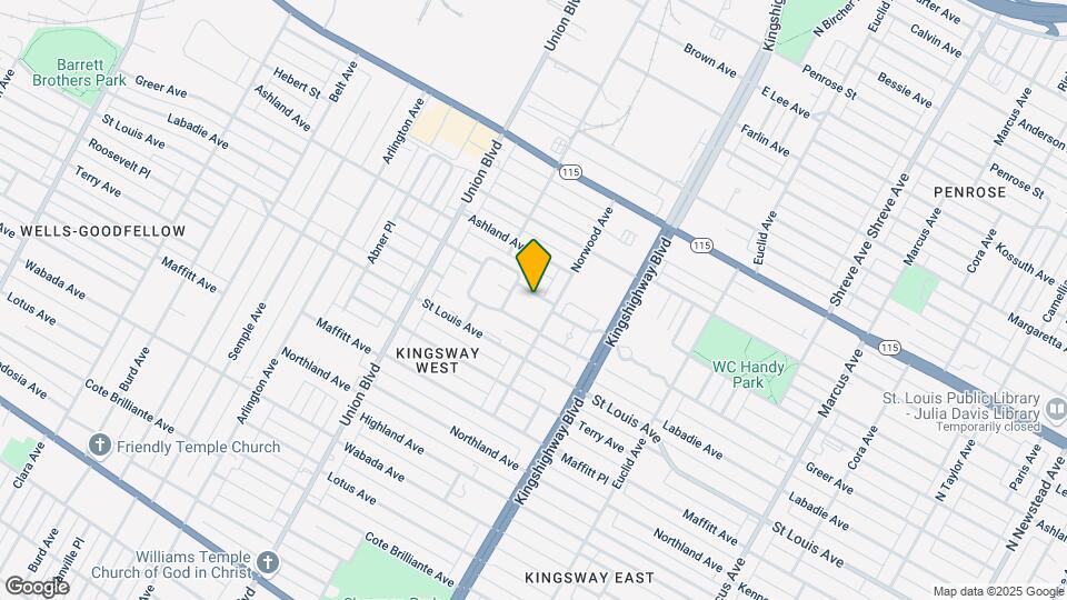 5120 Greer Ave Map and Location Details