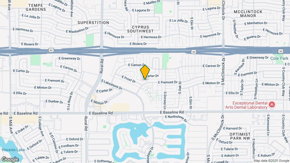1098 E Fremont Dr Map and Location Details