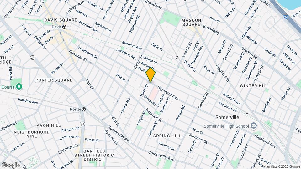 248 Highland Ave, Unit 2 Map and Location Details