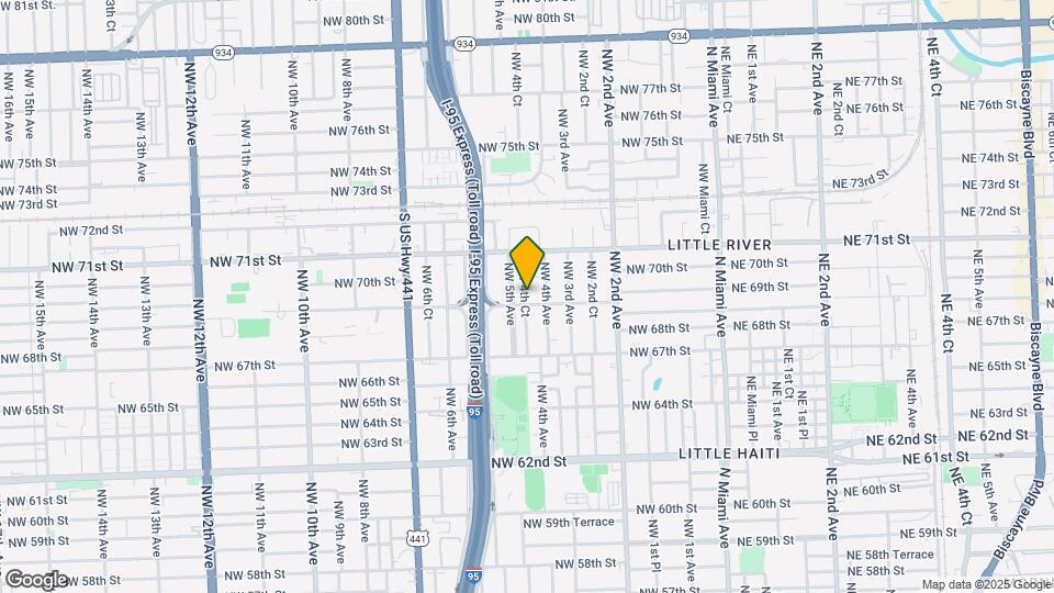 6913 NW 4th Ct Map and Location Details