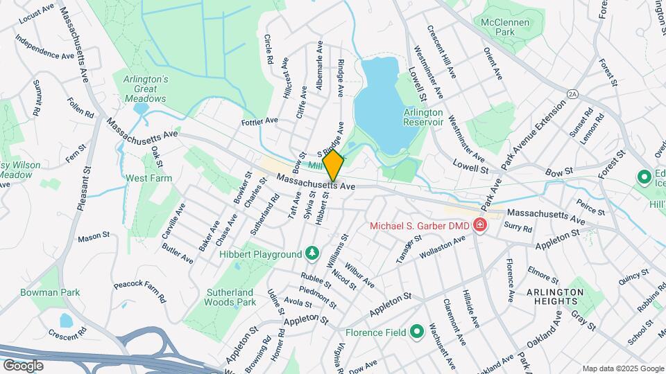 14 Massachusetts Ave, Unit 2 Bedroom 1 bath Apt Map and Location Details