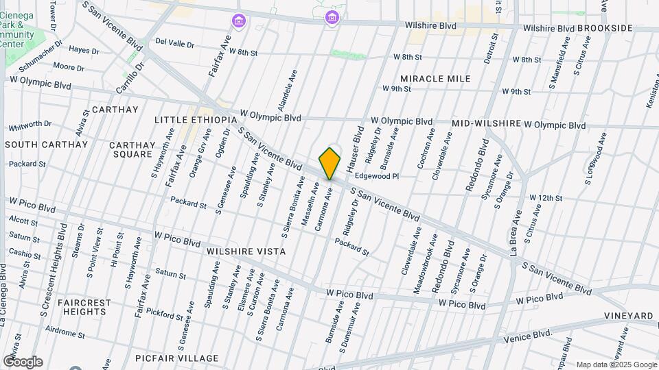 5640-5650 San Vicente Blvd Map and Location Details