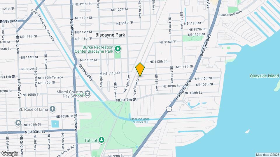 1089 NE 110th St Map and Location Details