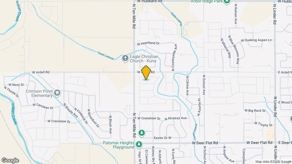 1462 W Fluorite St Map and Location Details